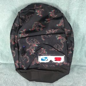 CAT & JACK 3D DINOSAUR BACK PACK WITH 3D GLASSES